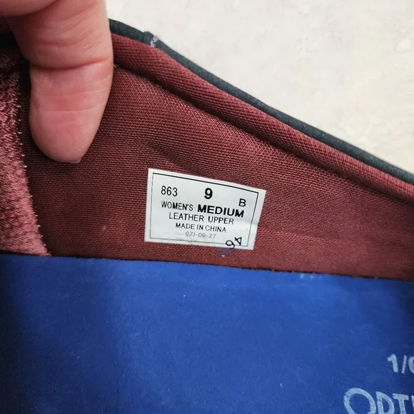 Orthfeet Blue Athens Mary Jane Leather Shoes Womes Size 9 Medium Velcro - Picture 4 of 15